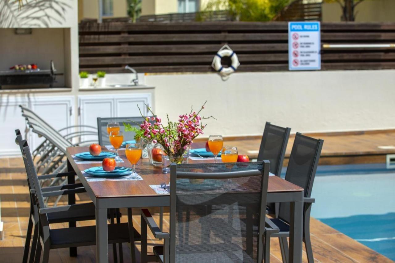 Tsokkos Family Villa - Pool Garden 2' Walk To Beach Protaras Exterior foto