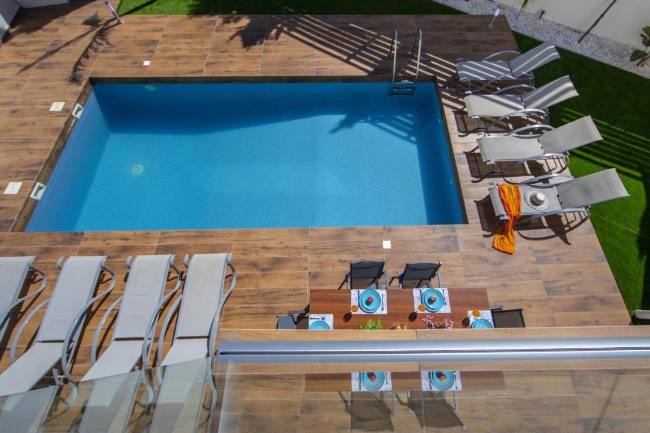 Tsokkos Family Villa - Pool Garden 2' Walk To Beach Protaras Exterior foto
